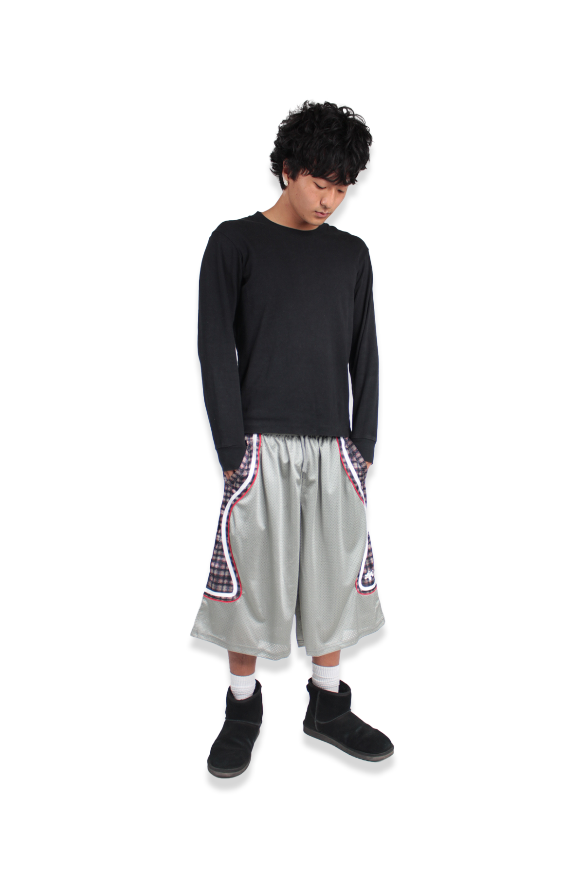 Plaidmaker Shorts Grey